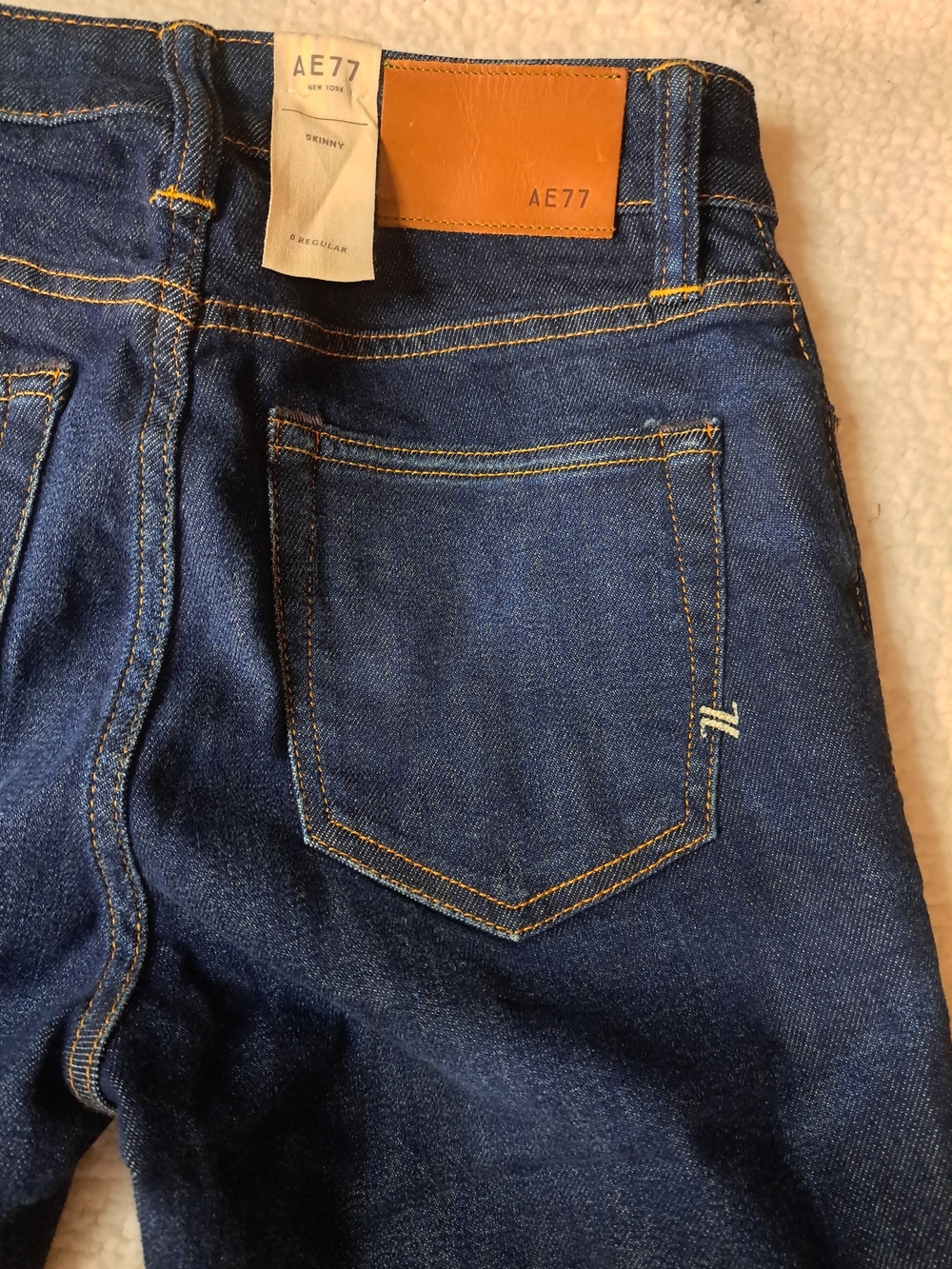 American Eagle Outfitters Dark Blue Skinny Jeans